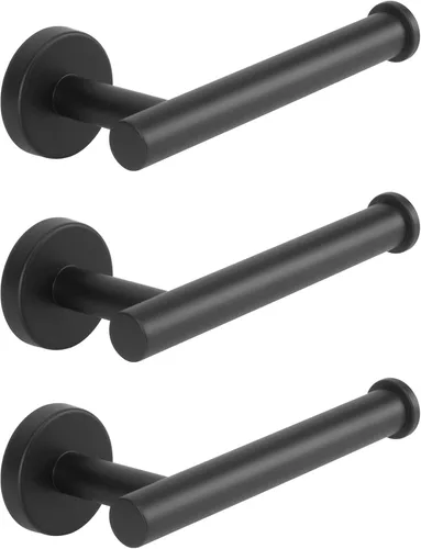 Miniatura 20 de NearMoon Portarrollos de papel higiénico para baño, acero inoxidable premium SUS304 a prueba de óxido, soporte para rollo de papel higiénico montado