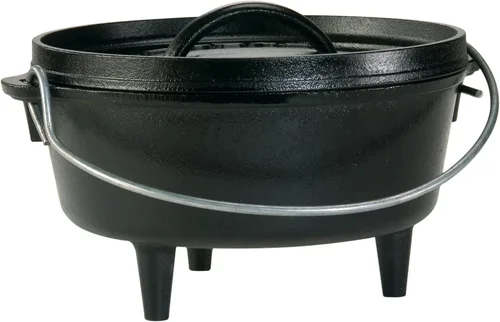 Horno holandés, de Lodge, para campamentos, Negro