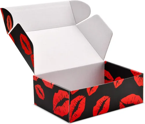 Miniatura 16 de Paquete de 50 cajas de envío pequeñas de cartón, cajas de estraza, cajas de regalo (4 x 6 x 2 pulgadas, color blanco)