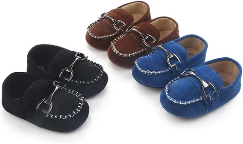 Miniatura 7 de Greceen Zapatos Oxford de piel sintética para niños y niñas, adecuados para gatear, vestido de boda, fiestas de cumpleaños y cualquier ocasión