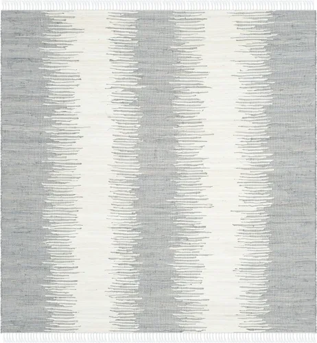 Miniatura 29 de Alfombra de algodón tejido a mano, color azul. Colección Montauk MTK751A, de Safavieh, Algodón, Azul