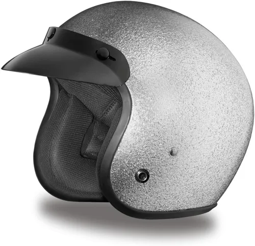 Miniatura 46 de Daytona Helmets - Medio casco de motocicleta con diseño de calavera y huesos cruzados – Aprobado DOT [Gráficos]