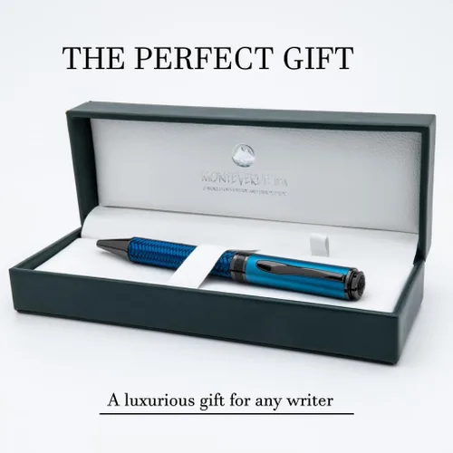 Miniatura 5 de Monteverde USA Innova Formula M Blue Bolígrafo Elegante instrumento de escritura con recambio estilo Parker Azul