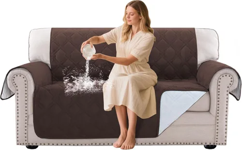 Miniatura 58 de Turquoize Funda 100% Impermeable para Sillón de Ala Fundas para Sillón de Ala con Brazos Protector de Silla Sofá Protector Triple Antideslizante