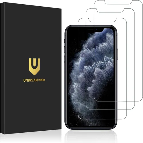 Miniatura 19 de UNBREAKcable Paquete de 3 protectores de pantalla para iPhone 17 Pro Max, vidrio templado doble inastillable [marco de fácil instalación]