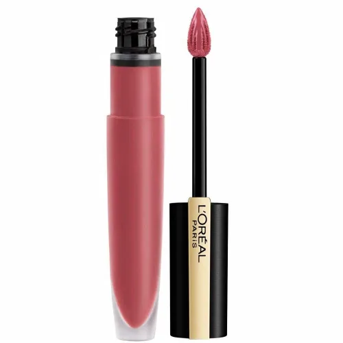 Miniatura 17 de L'Oréal Paris Makeup Rouge Signature - Pinta labios de larga duración acabado mate, ultraligero, ultracómodo, color de pigmento alto, aplicador