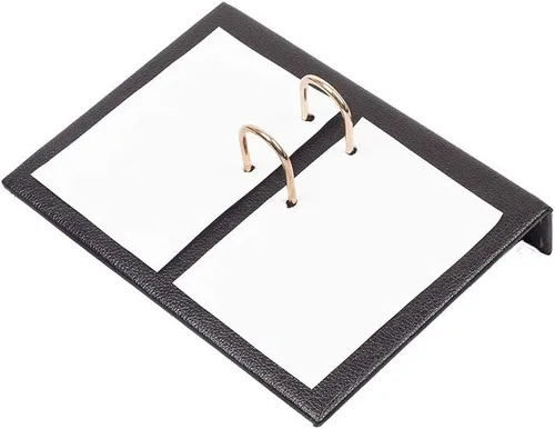 Miniatura 8 de MOOGCO Juego de escritorio de cuero, almohadilla de escritorio, soporte para papel de notas, soporte para bolígrafos, posavasos de cuero, soporte