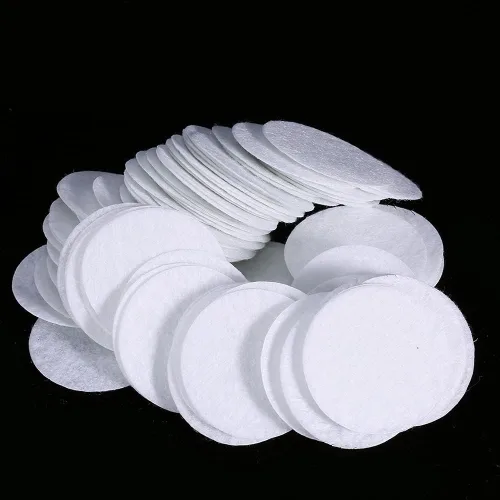 Miniatura 2 de 100 filtros de microdermabrasión, almohadillas filtrantes redondas de algodón, 1.575 pulgadas, eliminación de puntos negros, accesorios