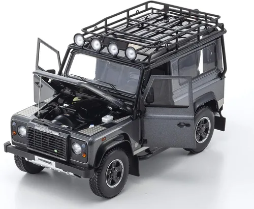 Miniatura 3 de Kyosho KY8901TR 1:18 Land Rover Defender 90-Dark Grey Coche miniatura coleccionable, multicolor