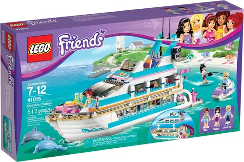 Yate, crucero de delfín con personajes Mía, Maya y Andrew de LEGO® Friends | 41015