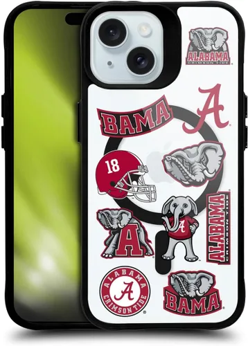 Miniatura 217 de Head Case Designs Funda de gel suave con licencia oficial de la Universidad de Alabama UA Collage compatible con Apple iPhone 13 Pro Max