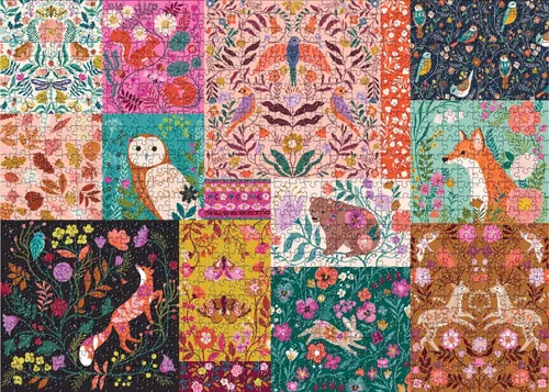 Miniatura 8 de Elena Essex Rompecabezas de 1000 piezas para adultos - Patchwork Rompecabezas de 1000 piezas para adultos Rompecabezas para adultos de 1000