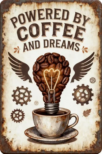 Miniatura 9 de Life is too short for bad coffee cartel de metal de 8 x 12 pulgadas, decoración de pared retro para la cueva del hombre, hogar, bar, cocina, garaje