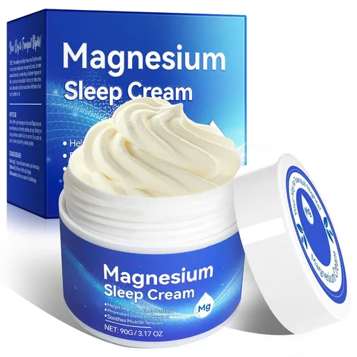 Aceite de Magnesio para Pies, Crema Tópica de Magnesio, Alta Concentración Genuina Zechstein
