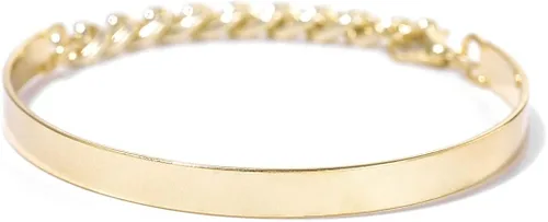 Miniatura 6 de Zeelina Pulsera de gargantilla chapada en oro con clip de cadena apilable ajustable para mujeres y niñas