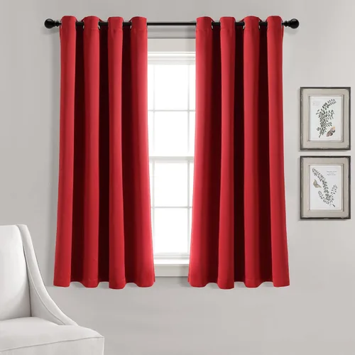 Miniatura 32 de Lush Decor Paneles de cortina opacas con aislamiento y ojales, par, 52 pulgadas de ancho x 84 pulgadas de largo, neutro, diseño clásico moderno