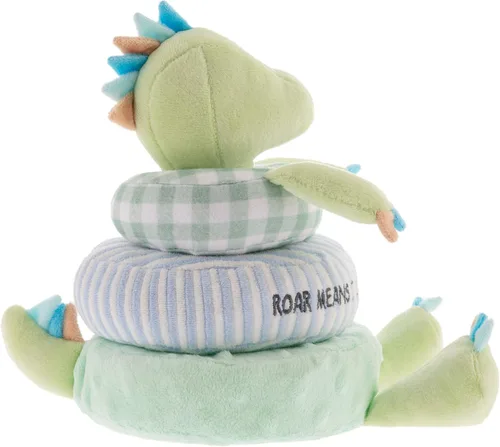 Miniatura 2 de Stephen Joseph, Peluche apilable y anidable, juguete de aprendizaje de anillos apilables para bebé, juguete sensorial para el desarrollo del bebé