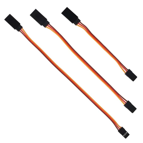 Miniatura 6 de ACEIRMC Cable de extensión servo de 3 pines hembra a macho conector de cable JR para control remoto RC Car Airplanes (39.4 in)