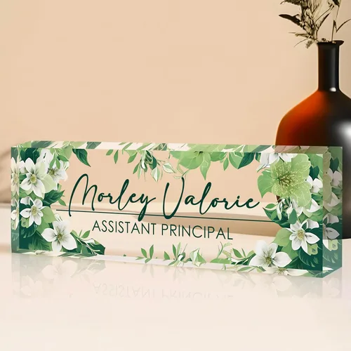 Miniatura 24 de Placa de nombre personalizada para escritorio Placa de nombre de escritorio personalizada Regalos personalizados de agradecimiento para jefe