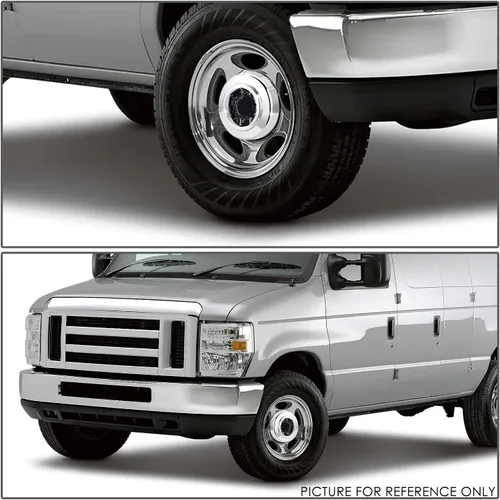 Miniatura 7 de DNA Motoring Tapa central de rueda delantera compatible con 94-08 F250 / F350 / E150 / E250 / E350 / E450, compatible con modelos 4WD 16x7 rueda