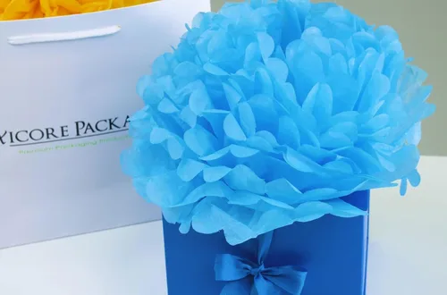 Miniatura 7 de Flexicore Packaging® Papel de seda para envolver regalo Tamaño: 15 x 20 pulgadas 100 hojas Papel de seda a granel sin ácidos (morado)