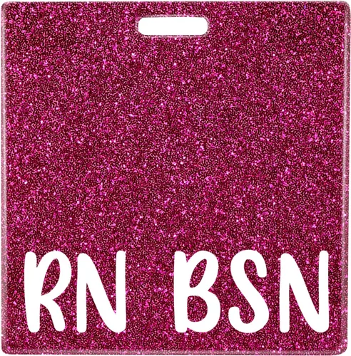 Miniatura 9 de Plifal RN BSN Porta insignia con tarjetero Enfermera Accesorios de enfermería Enfermera registrada Licenciatura en ciencias en enfermería
