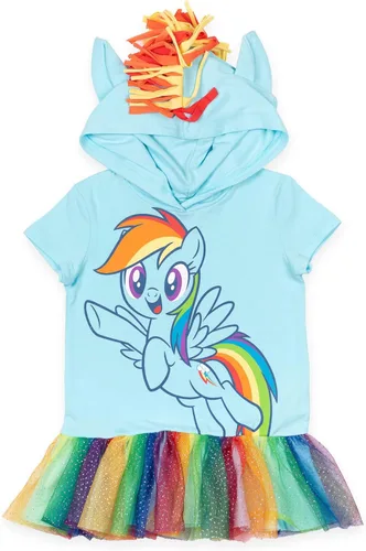 Miniatura 4 de My Little Pony Rainbow Dash Pinkie Pie - Camiseta y leggings para cosplay para niñas de niños pequeños a niños grandes