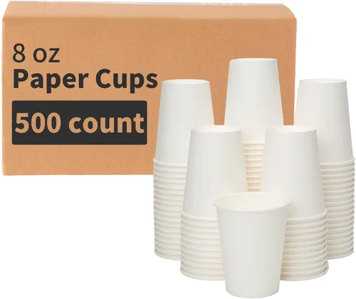Miniatura 14 de RACETOP Paquete de 300 tazas de café de papel de 3 onzas para baño, vasos desechables para enjuague bucal, vasos de papel pequeños para fiestas