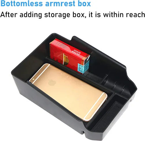 Miniatura 5 de Compatible con organizador de consola central BMW X3 2018-2024, para bandeja organizadora de consola 2019-2024 X4, para caja de almacenamiento