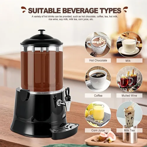 Miniatura 2 de Dispensador De Chocolate Caliente, Máquina Comercial Para Fundir Chocolate, Temperatura Ajustable, Pantalla De Temperatura Led, Con Cuchilla
