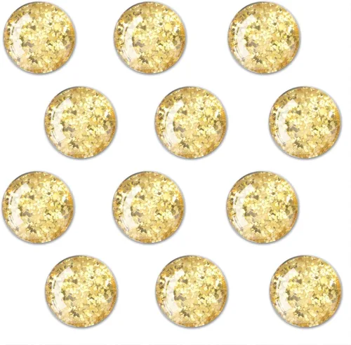 Juego de 12 imanes de cristal fuertes para nevera, pizarra blanca, gabinete, pizarra de borrado en seco, juego de clips magnéticos resistentes para