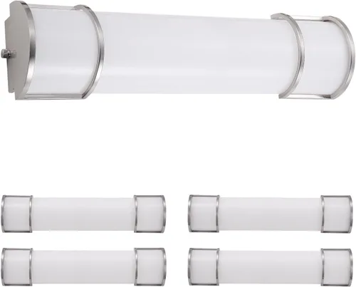 Miniatura 15 de ASD Lámpara LED de montaje empotrado de 18 pulgadas, interruptor de 20 W, 120 V, 1650 lúmenes, 3000 K/4000 K/5000 K, regulable, no parpadea, Energy