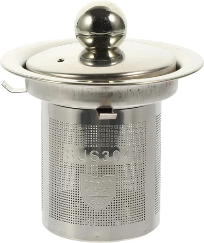 SHERCHPRY Tetera Colador de té de metal para tetera, inserción de bola de té, infusor de té de malla fina, té más empinado para té suelto, filtro de