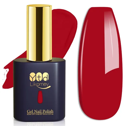 Miniatura 29 de YTD Likomey Esmalte de uñas de gel blanco, 0.5 onzas líquidas, manicura y pedicura para manicura y pedicura de verano, esmalte de color UV, 0.5