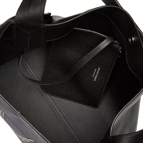 Miniatura 5 de Emporio Armani - Bolso de piel con logotipo de EA