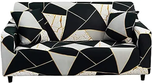 Miniatura 37 de HOOBUY Funda de sofá estampada, Funda elástica para sillón, Jugo de funda de sofá con patrones para sillón acojinado de 3 plazas, YLYZ