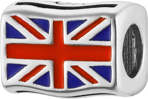 Miniatura 50 de Bolenvi Banderas Travel Country, dijes para el día de la madre, plata de ley 925 para pandora y pulseras o collares similares, joyería para mujeres