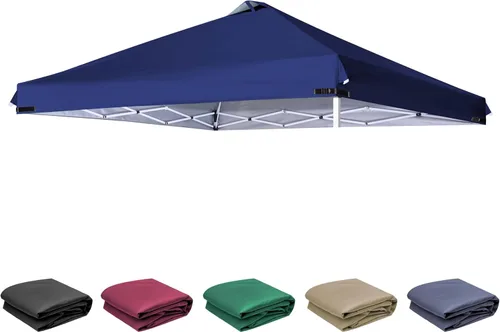 Miniatura 17 de SCOCANOPY Parte superior de repuesto con ventilación de aire para marco de toldo de 10x10, SOLO cubierta de toldo, (Turquesa)