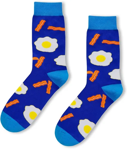 Miniatura 3 de Zmart Divertidos calcetines de piña FIV Taco Popcorn Bacon Socks para hombres y niños, novedosos regalos de tacos de piña FIV, calcetines de comida
