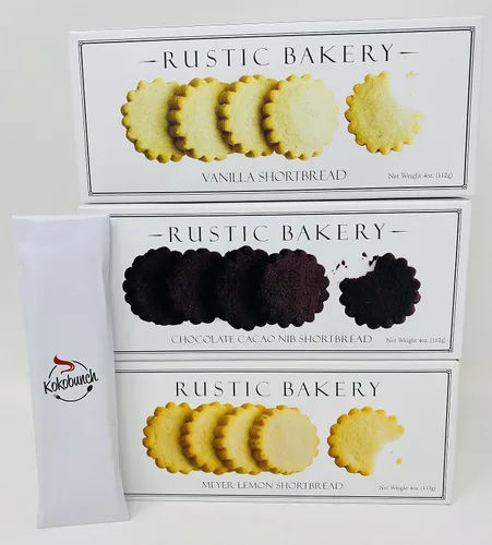 Miniatura 2 de Galletas de mantequilla Pan Meyer Lemons Vainilla Chocolate Cacao Nib 4oz 3Pack
