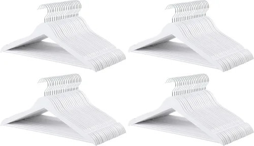 Miniatura 12 de Amazon Basics Perchas de madera para trajes, paquete de 30, color negro