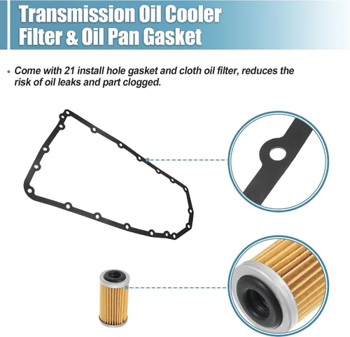 Miniatura 5 de X AUTOHAUX 1 Unidades Kit de juntas de cárter de aceite de filtro de transmisión para Nissan Rogue NV200 Juke para Nissan Juke 2011-2017 31728-1XF02