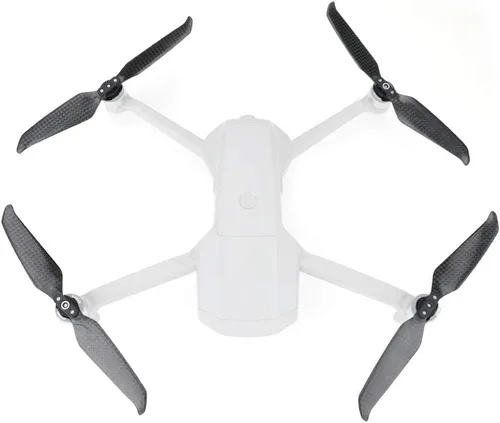 Miniatura 6 de Compatible con Mavic Air 2 Hélices de fibra de carbono, cuchillas de bajo ruido, accesorios de repuesto de hélices silenciosas 7238, accesorios