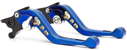 Miniatura 4 de FXCNC Palancas de embrague de freno ajustables cortas para motocicleta, con textura 3D, compatibles con FZ1 FAZER 2006-2015, FZ8 2011-2015, FZ6R/XJ6