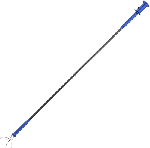 Miniatura 9 de Housolution Linterna magnética flexible de 360°, herramienta de recogida magnética telescópica de 32 pulgadas, regalo para hombres, barra magnética