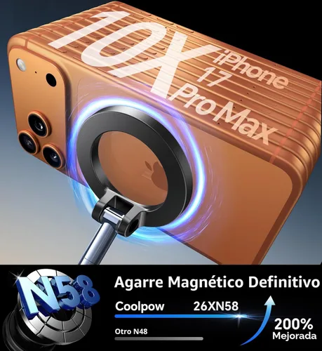 Miniatura 4 de Coolpow【Más Nuevo Soporte Magnético de Teléfono al Vacío para Automóvil Soporte de Montaje【Succión de Vacío Móvil】carmount 2.0 Magsafe Soporte