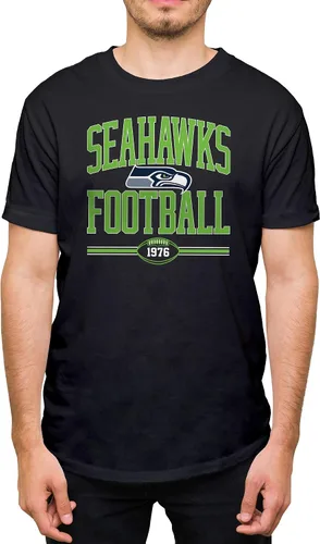 Miniatura 29 de Hybrid Sports NFL Football Arch - Officially Licensed Adult Short Sleeve Fan Tee for Men and Women