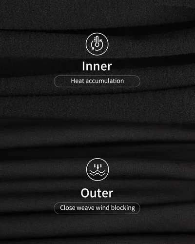 Miniatura 3 de WEERTI Ropa interior térmica para hombre, capa base de tela polar con forro polar