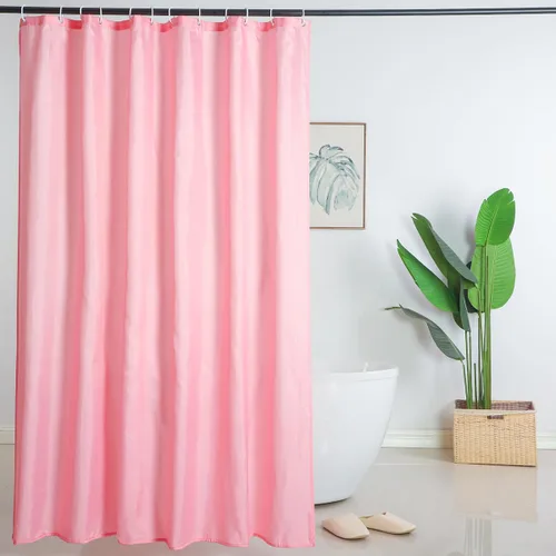 Miniatura 17 de Cortina de ducha de 36 x 72 pulgadas, repelente al agua, juego de cortinas de ducha de tela blanca pequeña para spa hotel, lavable a máquina