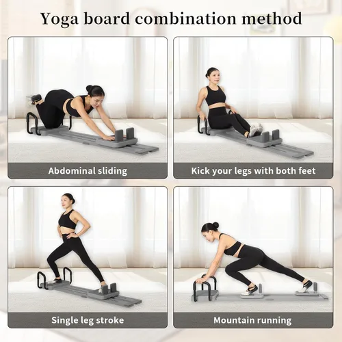 Miniatura 2 de Reformer de pilates plegable para el hogar 2025 Reformador de yoga: Máquina modular todo en uno para pilates, máquina de esquí y entrenamiento